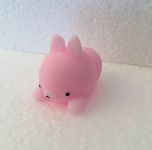 Mini kanin pink squishy