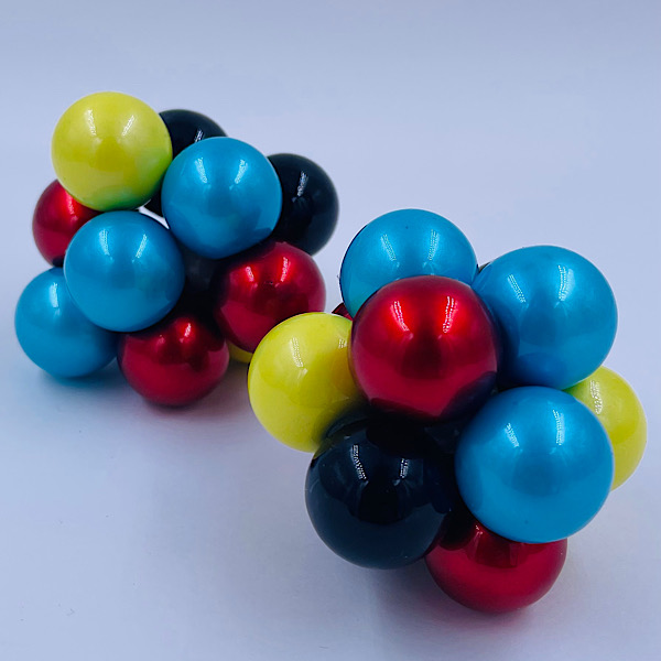Atomic Fidget Ball Metallic Legetøj Sjov Fidget Toy Udsalg