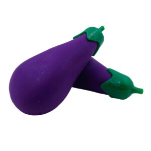 Aubergine Stressbolden Fidget Toy Legetøj Udsalg