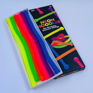 Neon Noodles pakke 6 stk. Neon Nudler Luksus Udgave Riller Knobber Fantastiske Legetøj Stretchy Samle Pakke Udsalg-Stresslegetøj